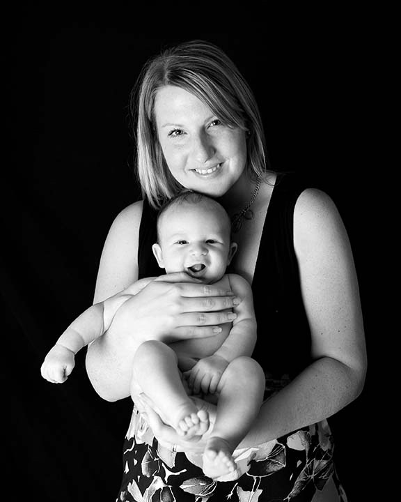 The Little Sensory Box founder Dee Featherstone and her son Alfie